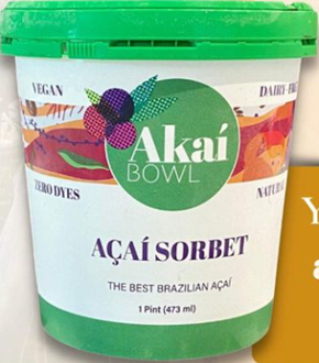 Akaibowl Acai Sorbet 473ml