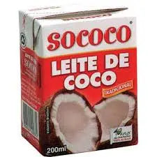 Leite de coco Sococo 200ml Tetrapack