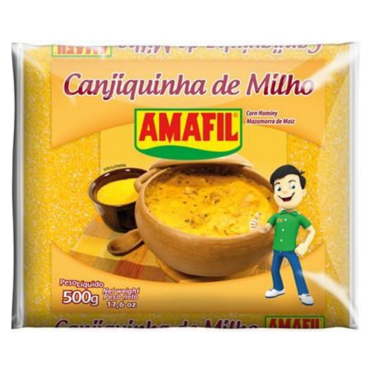 Amafil Canjiquinha Degiminated corn grits 500g