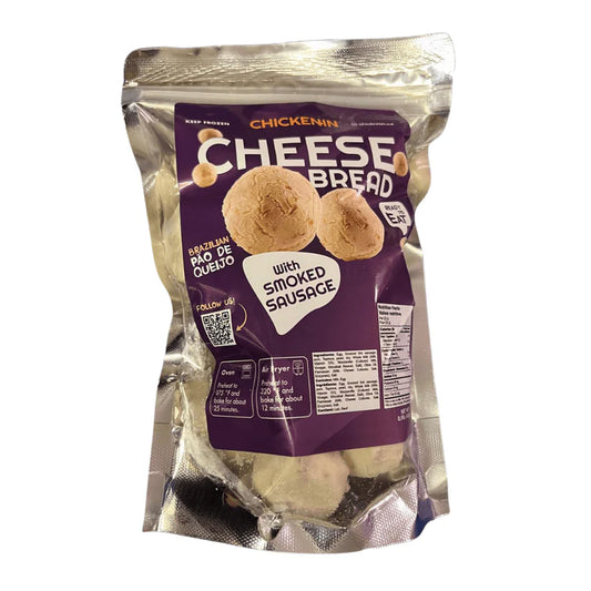 Chickenin Pao de queijo com calabresa 500g. Cheese bread smoked sausage 500g
