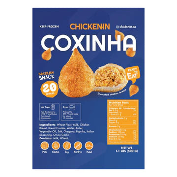 Chickenin Coxinha frango 20 unid.