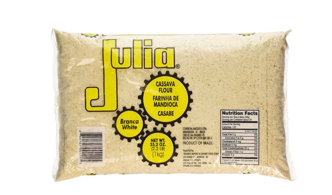 Farinha de mandioca branca Julia 1 kg