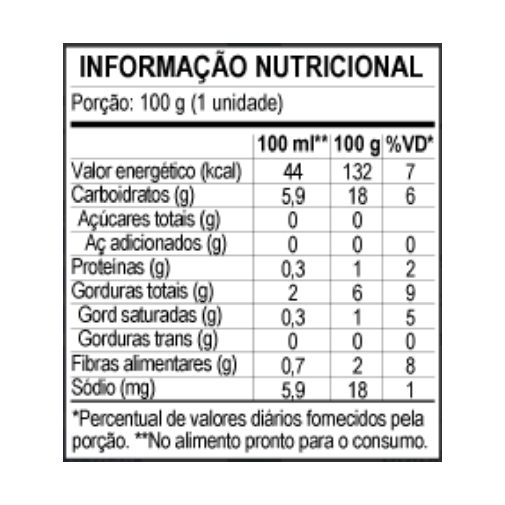 Polpa de Açaí Médio 100g - MEDIUM AÇAI PULP 100G